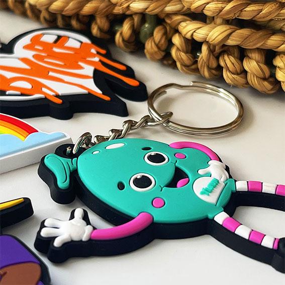 Custom Soft PVC Rubber Keychains