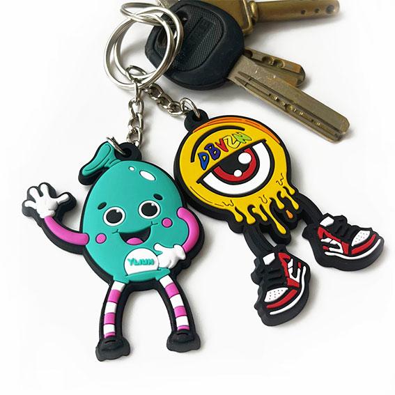 Custom Soft PVC Rubber Keychains