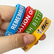 Custom Solid Silicone Wristbands - 1/2 Inch
