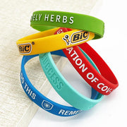 Custom Solid Silicone Wristbands - 1/2 Inch